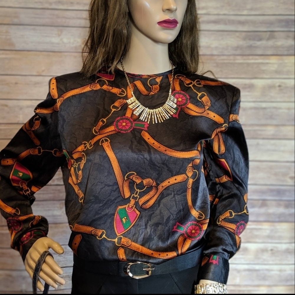 RARE vintage Gucci silk blouse